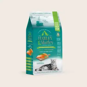 Harley & Marley cat food, fish flavour, 1.5kg bag.