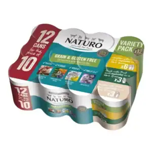 Naturo dog food pack, grain and gluten free.